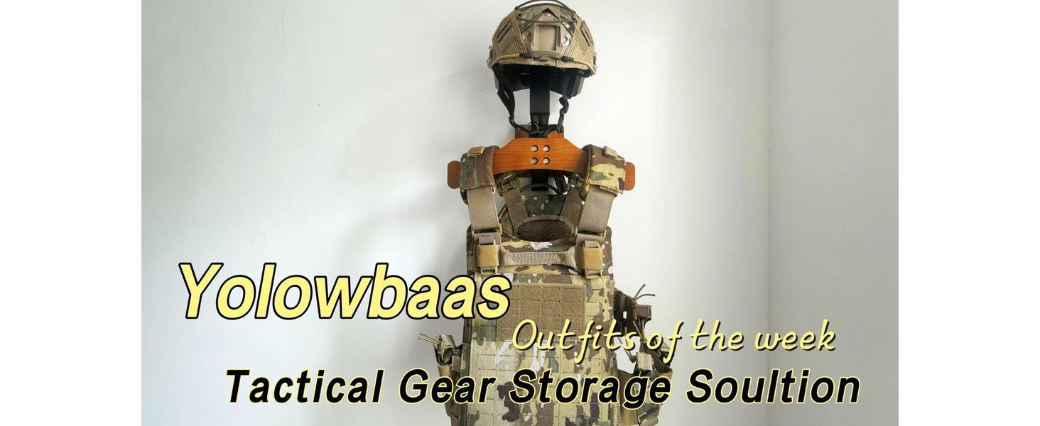 Amazon.com: yolowbaas Tactical Gear Stand, Supports 100 LBS Wall